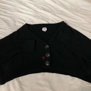 Urban Outfitters black cropped cardigan